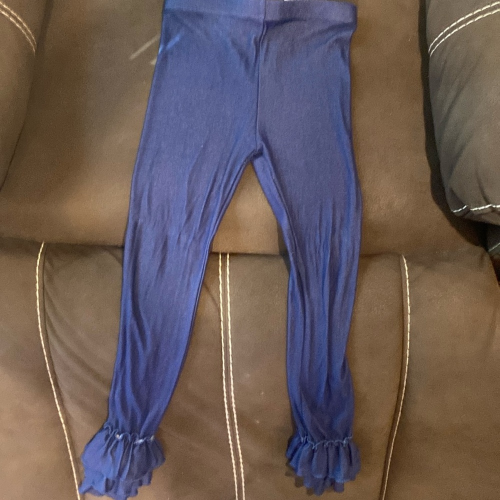 Cute girls ruffle leggings